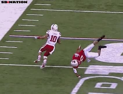 placaje,empuj&oacute;n,invisible,futbol americano,salir volando