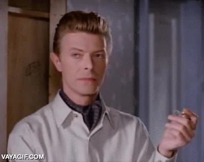 David Bowie,desd&eacute;n,conversaci&oacute;n,Mirada