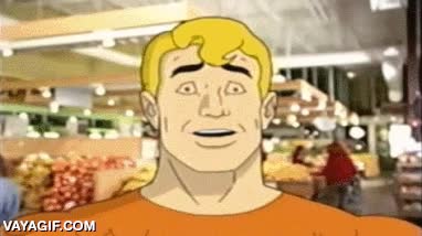 aquaman,cartoon network,dibujos,humor,superheroe,bueno igual tampoco muy super ni demasiado heroe,pescaderia,pez,muerto