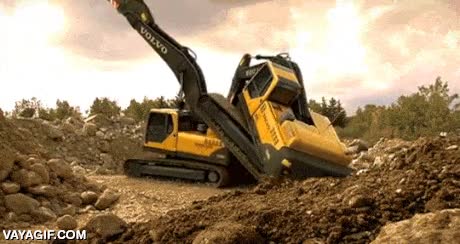 excavadoras,volvo,montar,broma,reproducci&oacute;n,fabricar