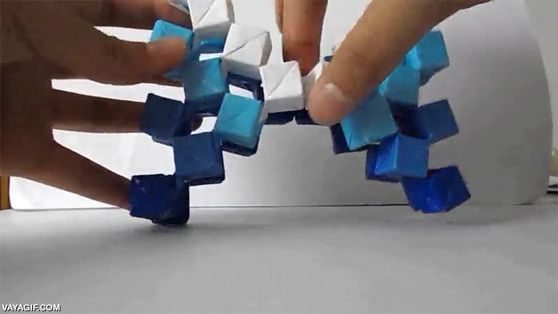 origami,cubos,cajas,truco,maestría,papel