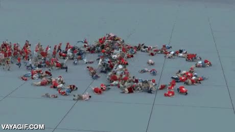 alboroto,gente,correr,huir,a lo loco,giratorio,gif muy loco