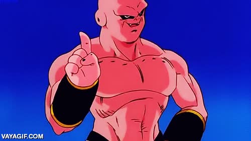 negar,con el dedo,no no,suspender,Dragon ball z,boo,padres,no saldras hasta la edad de piedra