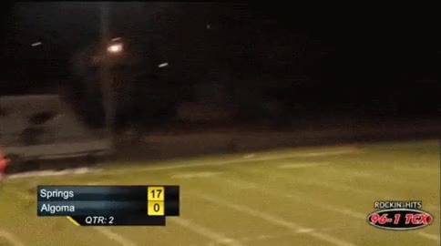 springs,55 metros,61 yardas,chutar,chute,futbol americano,algoma