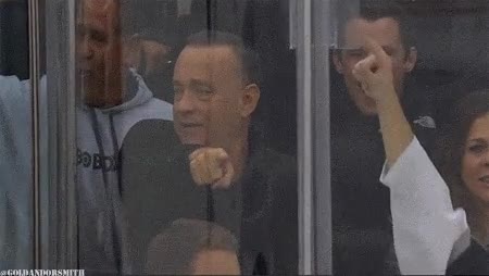 tom hanks,no sabia que fuese fan del hockey sobre hielo,llamando al comit&eacute; de &aacute;rbitro