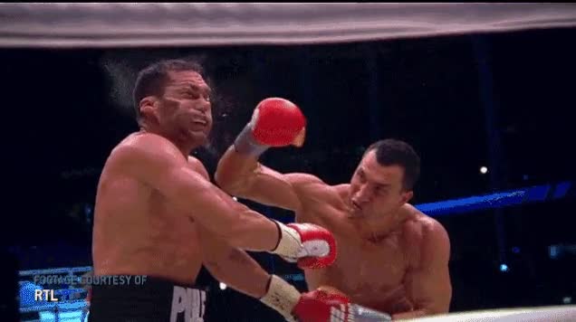 puñetazo,boxeador,Wladimir Klitschko.boxeo,camara lenta,cara