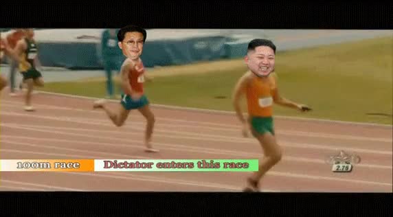 el dictador,pelicula,disparar,disparo de salida,carrera