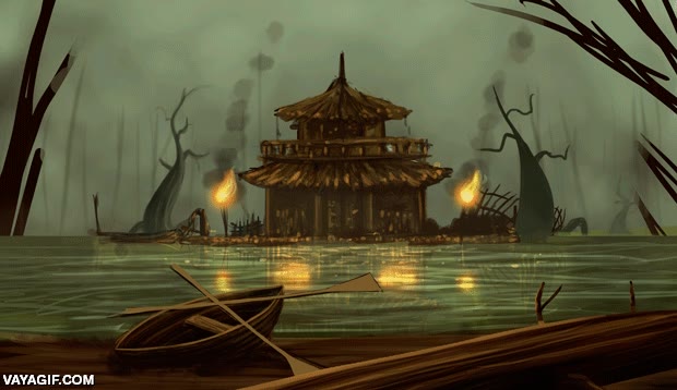 pantano,japon,samurais,sombras,luces,brillos,efectos,realismo