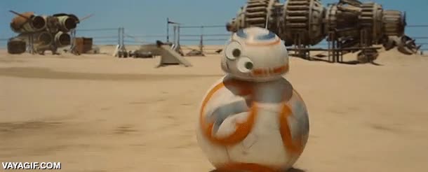 pelota,robot,ponle ojos locos y todo mejora,bola,star wars,rodar