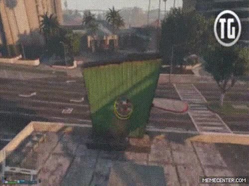 Probablemente la mejor acrobacia en caída libre con paracaídas vista en GTA V fisicamente imposible,entrar,agujero,paracaidas,GTA V