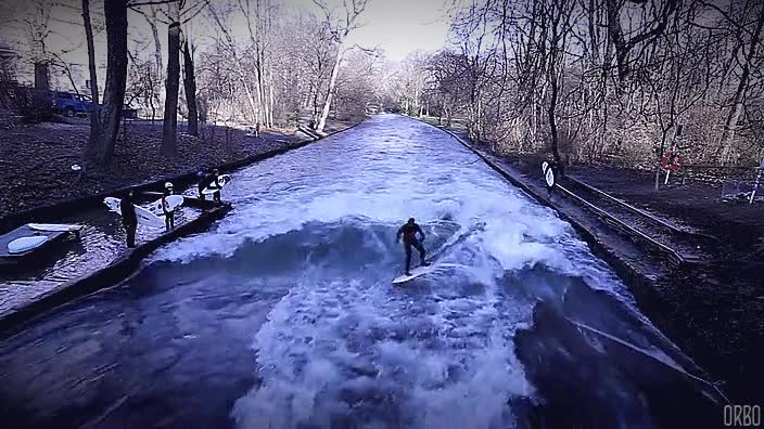 hay que saber mucho,surfista,surfear,olas,munich,canal