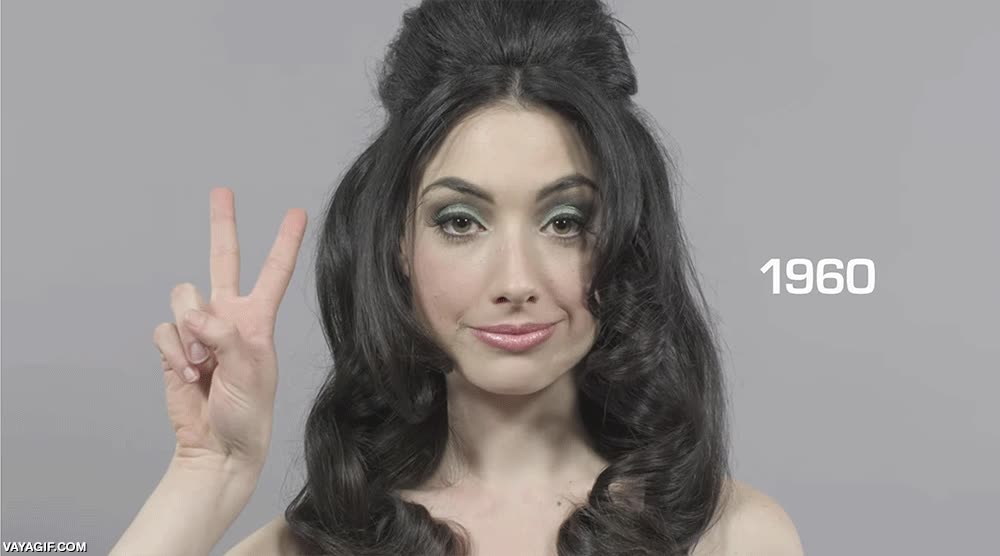 100 a&ntilde;os,maquillaje,chica,peluqueria,peinados,belleza,estilismo