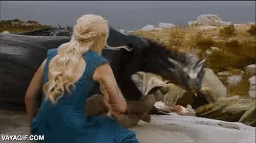 molestar,dragones,dragon,juego de tronos,khaleesi,comer