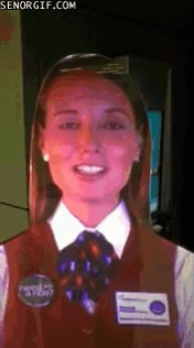 proyeccion,holografico,holograma,asistenta,de vuelo,azafata