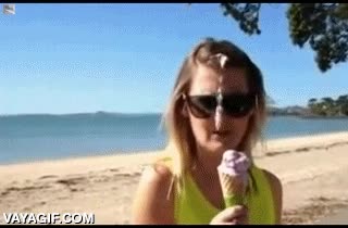 ali&ntilde;ar,helado,pajaro,arbol,sorpresa,caer,encima,asco