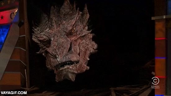 Enlace a La típica entrevista a un dragón gigante en un plató de televisión, Smaug superstar