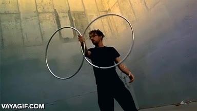 dos aros,malabares,malabarismos,maestro,arte