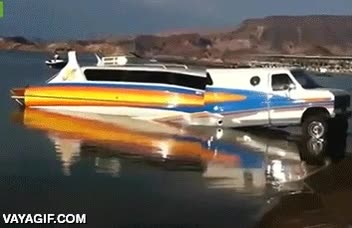 Si tienes dudas entre comprarte un coche o una lancha, esta es tu opción casi anfibio,mixto,barca,lancha,coche