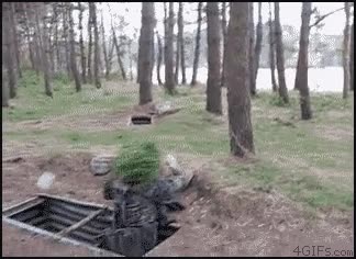 tronco,arbol,rebotar,rebote,fail,humo,tiro,granada,soldado,guerra,trinchera