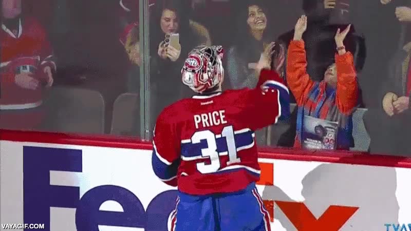 fan,publico,regalo,regalar,hockey sobre hielo,Carey Price,ni&ntilde;o