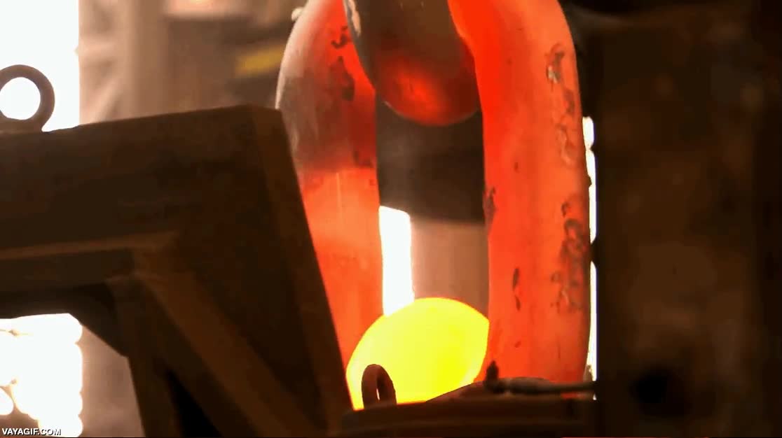 fundici&oacute;n,enfriar,doblar,hierro,metal,hacer,eslabon,cadena