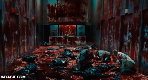 zombies,comer,la cabaña en el bosque,sangre