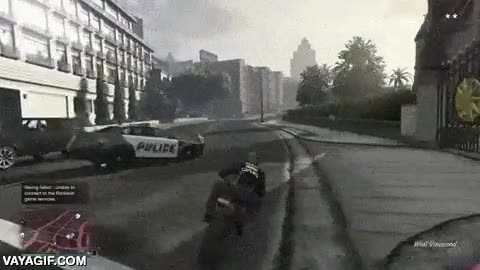 moto,salir volando,patrulla,policia,bug,coche,gta v,motorista