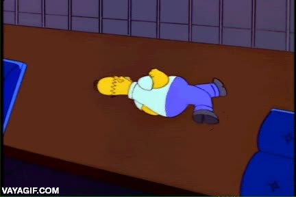 dormir,cuna,los simpson,homer,dar vueltas y m&aacute;s vueltas,ni&ntilde;o,moverse