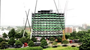 90 horas,pisos,15 plantas,hotel,edificar,levantar,construir,Esto es trabajo a destajo,poco m&aacute;s de 4 d&iacute;as