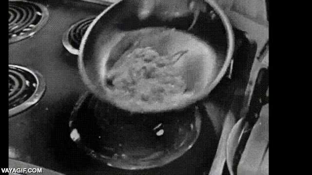 tortilla,huevos,mantequilla,sarten,movimiento,Julia Child