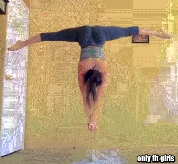 chica,equilibrio,levantar,flexibilidad,fuerza,mujer