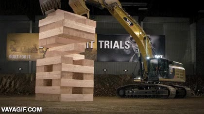 jugar,excavadora,grua,juego,jenga,madera