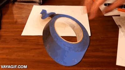 azul,punto de fuga,cinta adhesiva,perspectiva,papel