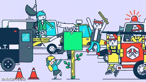 despliegue,gato,rescatar,tronco,arbol,bomberos,policias