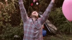 fiesta,confeti,expresi&oacute;n,celebrar,parks and rec,andy