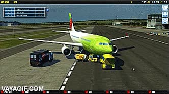 pista de aterrizaje,avion,volcar,videojuego,fail,voltereta,bug,realismo,airport simulator 2014