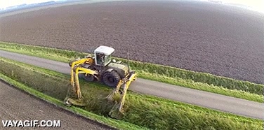 tractor,cortar,cuatro en una,segadora,maquina,rollo rural