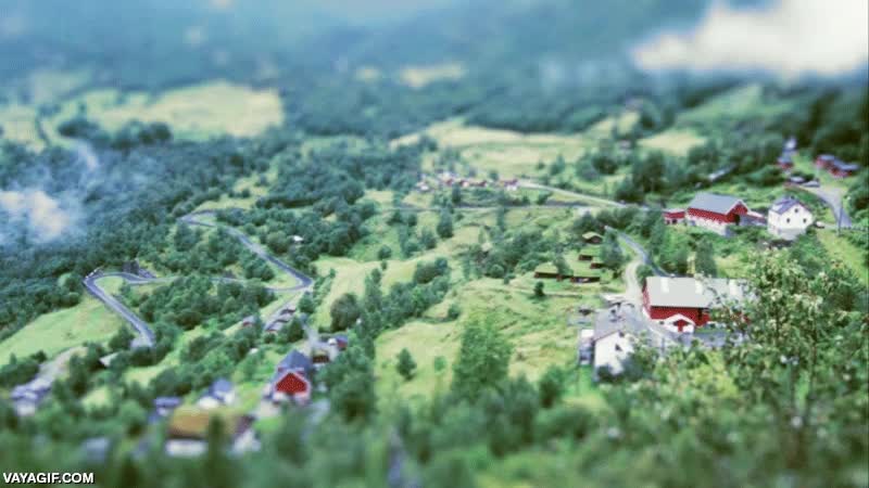 Ese momento en que no sabes si es una maqueta de Noruega o la vida real time-lapse,movimiento,el filtro de desenfoque no ayuda,vida real,maqueta,parece de juguete