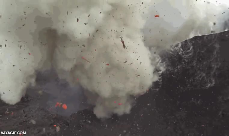 cenizas,nubes,sobrevolar,drone,erupcion,volcan