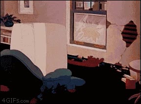 pato donald,platos,romper,muebles,sofa,destrozar la casa