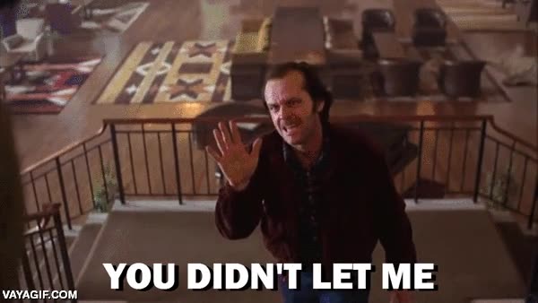 da bastante miedo,the shining,el resplandor,jack nicholson,loco,psicopata