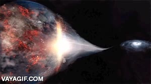Así se vería desde el espacio si la Tierra fuera tragada por un agujero negro desde dentro no quieres ver como es,desintegración,Espacio,tierra,agujero negro,fin del mundo