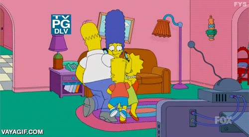 couch gag,gag del sofa,los simpson siempre la clavan,chocar,smartphone,enfermos