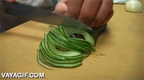 maestro,japones,cocinero,calabacín,pepino,cortar