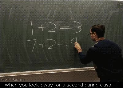 profesor,no fijarse,despistar,simple,sencillo,matematicas,clase