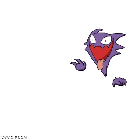 evolución,lengua,gastly,haunter,gengar,fantasma,pokémon