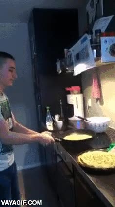 tortilla,sarten,romperse,mango,romper,fail,al suelo