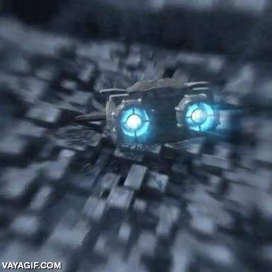 impacto,nave,espacial,chocarse,ciclo,bucle,sin fin