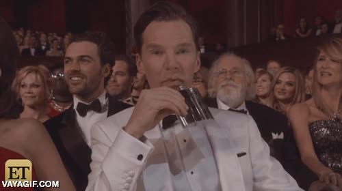 benedict cumberbatch,oscars 2015,en realidad solo hace broma,petaca,beber,publico,go away
