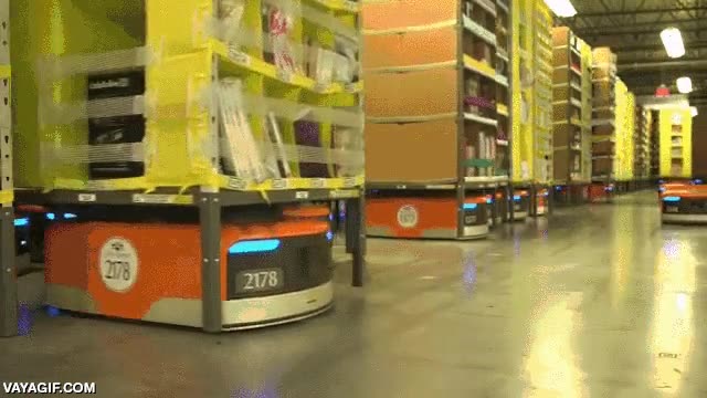amazon,transporte,robots,estanterias